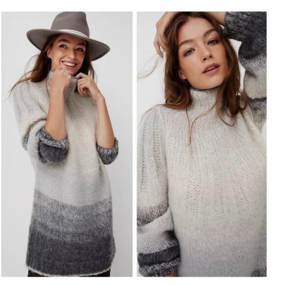Anthropologie Perri Ombre Gray Sweater size XS - Picture 1 of 12